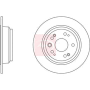 Apec Rear Brake Solid Discs & Pads fits Honda Stepwgn 2009-2015 2.0