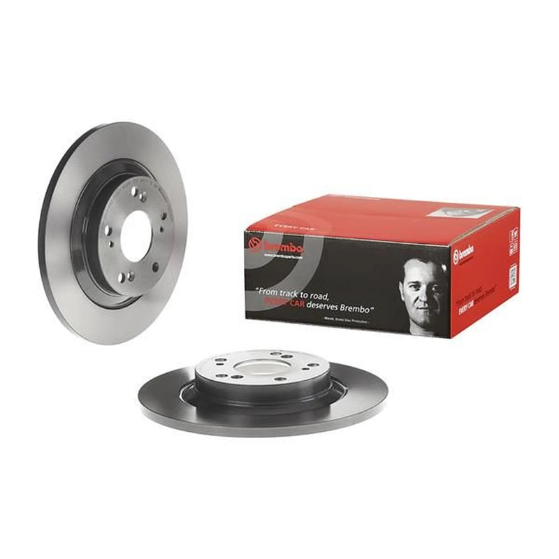Brembo Rear Brake Solid Discs & Pads fits Honda S2000 2003 on 2.2