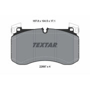Textar Front Brake Pad Set 2269701