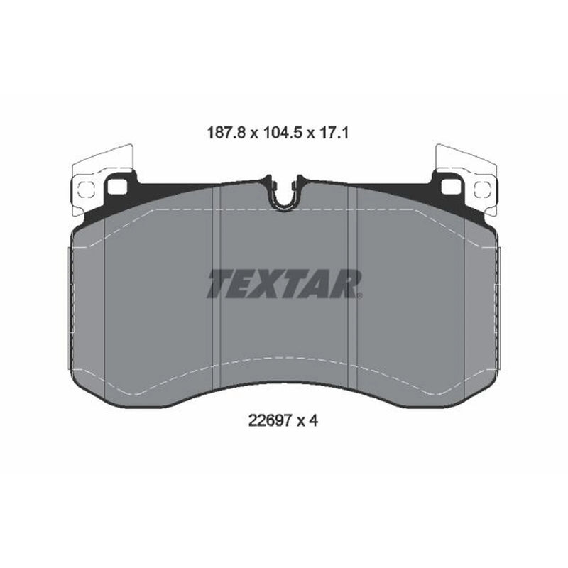 Textar Front Brake Pad Set 2269701