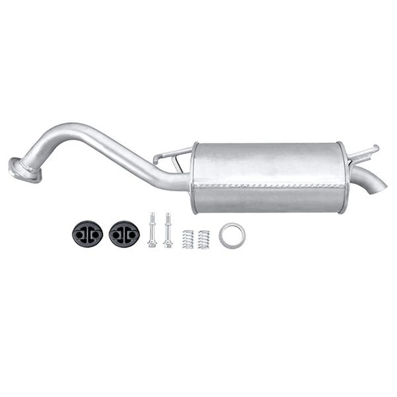 Hella End Silencer Rear fits Toyota Corolla 2001-2007 1.4 1.6