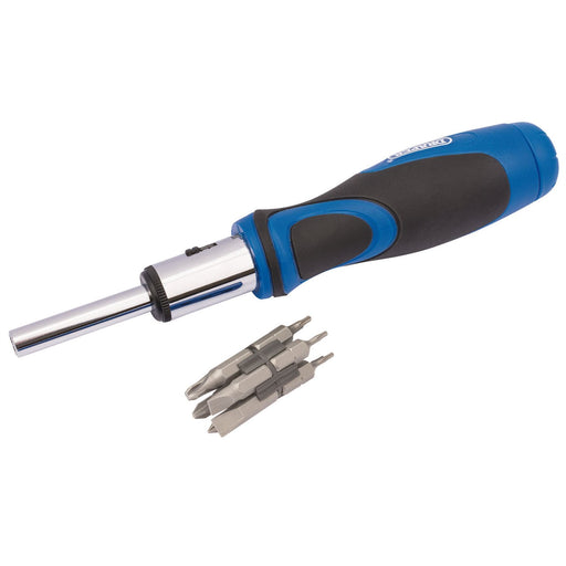 Draper Ratchet Screwdriver and Bit Set (13 Piece) 43640 Draper - Dynamic Drive
