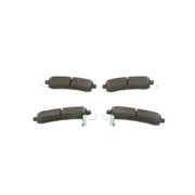 Bosch Front & Rear Pads fits Nissan Patrol VI 2010 on 5.6