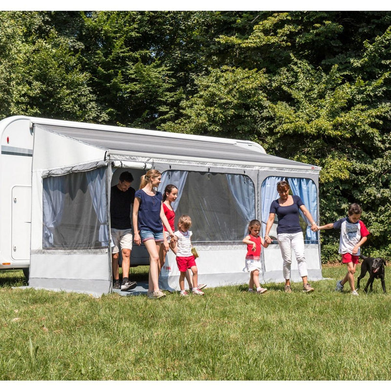 Fiamma Polar White F45S 260 Awning Sahara Fabric Fiamma - Dynamic Drive