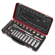 Sealey Premier Platinum Premier Platinum Socket Set 3/8"Sq Drive 32pc AK7922 Sealey Premier Platinum - Dynamic Drive