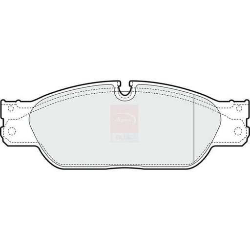 Apec Front Brake Vented Discs & Pads fits Jaguar Xj 2003-2009 3.0 3.6 4.2