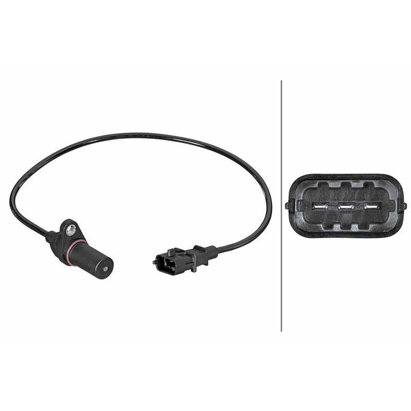 Hella Crankshaft Position Sensor fits Hyundai Santa Fé II 2006-2012 2.2
