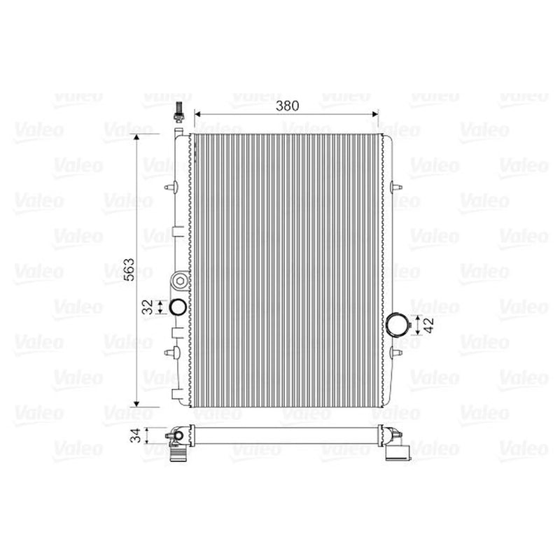 Valeo Engine Radiator 732906