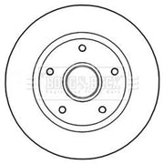 Borg & Beck Front & Rear Brake Discs & Pads fits Renault Scénic III 2009-2016