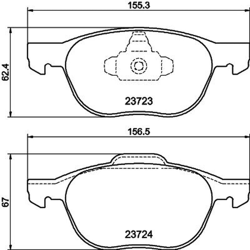 Mintex Front & Rear Brake Discs & Pads fits Ford Kuga I 2008-2012 2.0 2.5