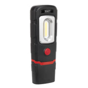 Sealey Rechargeable LED Inspection Lamp 360 COB Work Light Super Bright Black Sealey  - Dynamic Drive