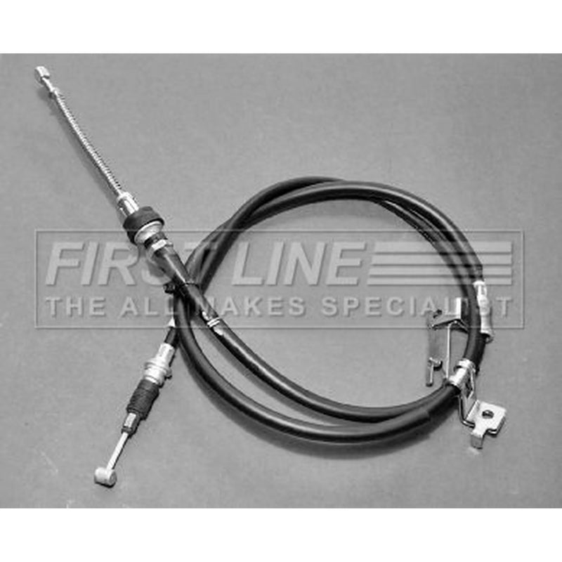 First Line Handbrake Cable Right Rear fits Mazda 626 1997-2002 1.8 1.9