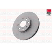 FAI Front Brake Vented Discs & Pads fits Vauxhall Astra 1991-1998 1.4