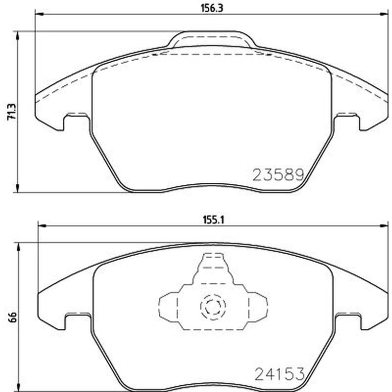 DON Front Brake Externally Vented Discs & Pads fits Peugeot 307 Cc 2005-2009 2.0