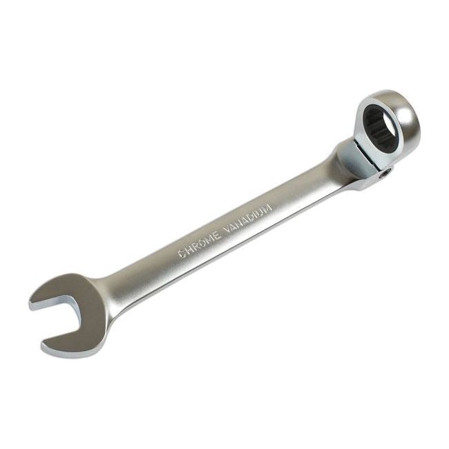 Laser Flexi-Head Ratchet Ring Spanner Set 7350 Laser - Dynamic Drive