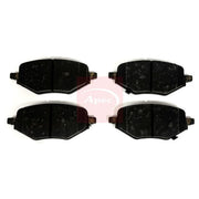 Apec Rear Brake Pad Set fits MG Hs 2018 on 1.5