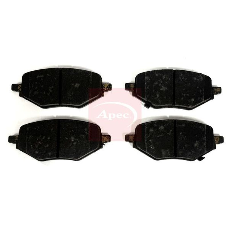 Apec Rear Brake Pad Set fits MG Hs 2018 on 1.5