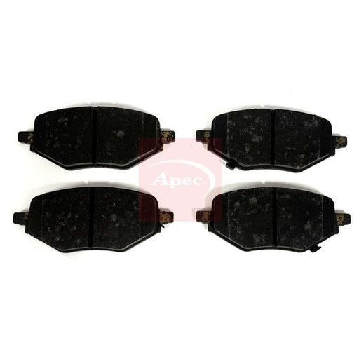 Apec Rear Brake Pad Set fits MG Hs 2018 on 1.5
