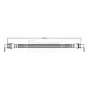 Borg & Beck Brake Hydraulic Hose Line Rear Right BBH8818