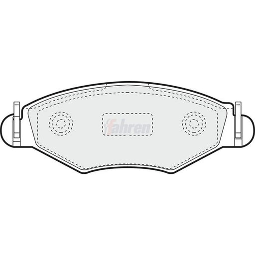 Fahren Front Brake Pad Set FBP3033