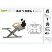 Valeo Electric Window Regulator Lifter Left Front 850070