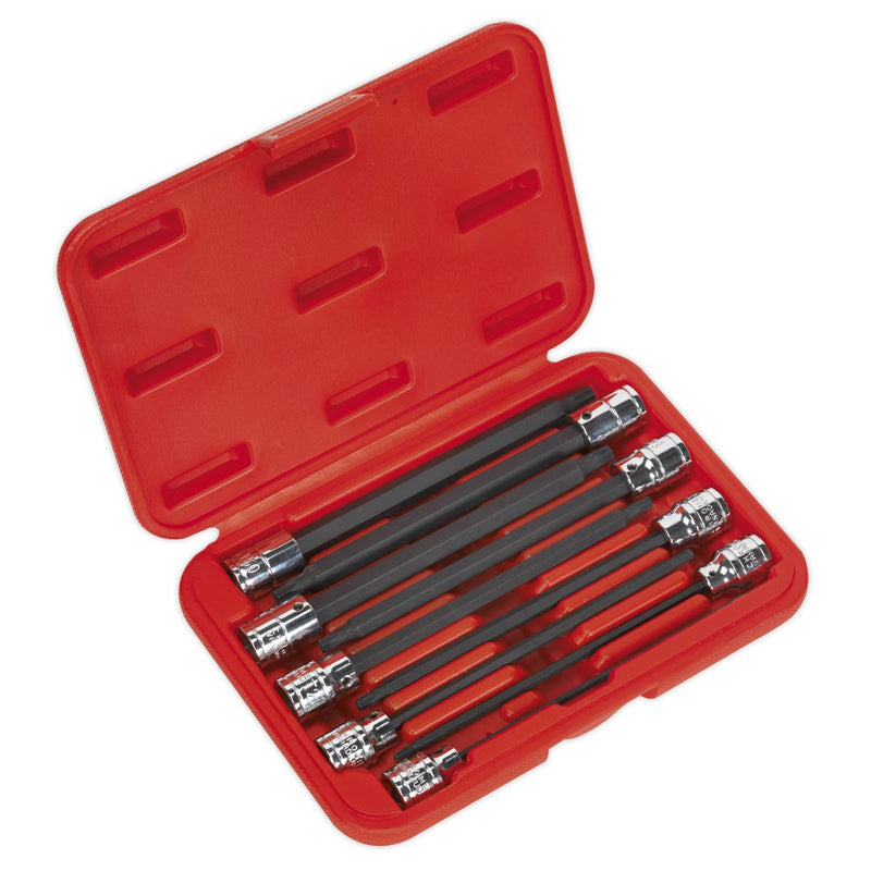 Sealey TRX-Star* Socket Bit Set 9pc 3/8"Sq Drive 150mm AK62261 Sealey - Dynamic Drive