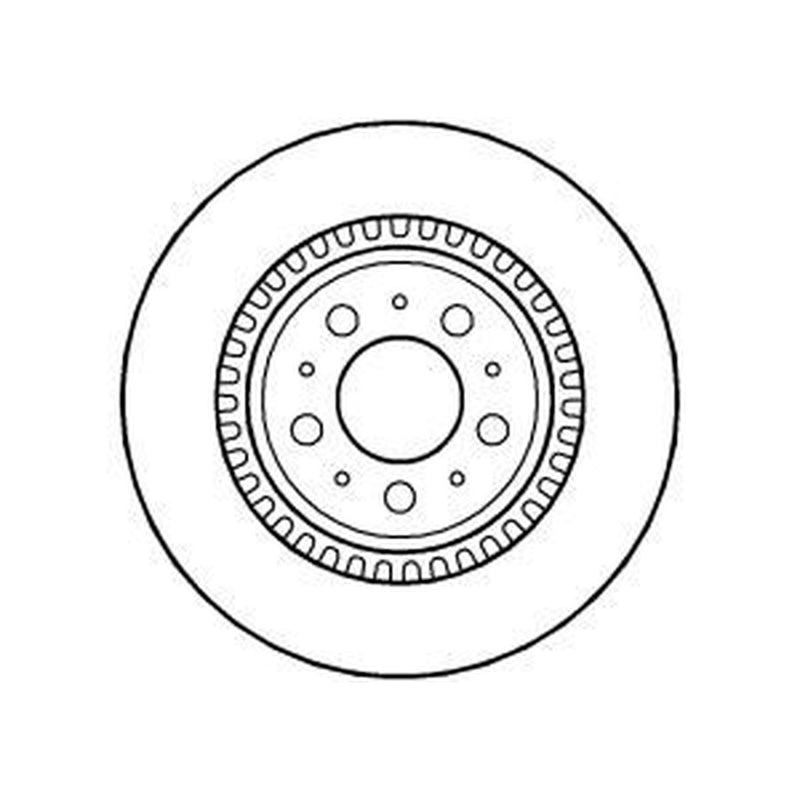 Abtex 2 x Vented Brake Discs fits Volvo XC90 I 2002-2014 2.5 3.2