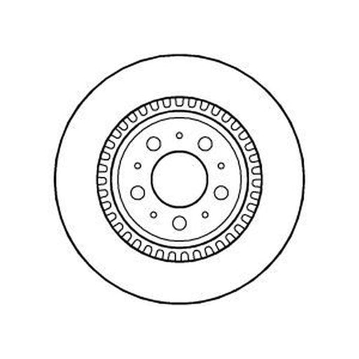 Abtex 2 x Vented Brake Discs fits Volvo XC90 I 2002-2014 2.5 3.2