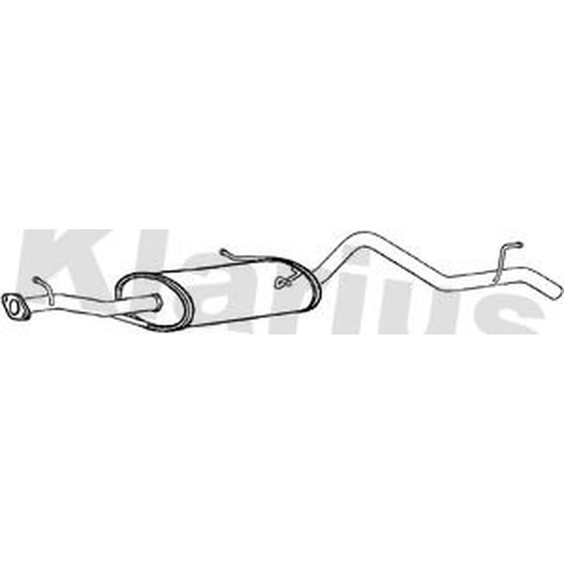 Klarius Box With Tail Pipe Rear fits Ford Ranger 1999-2006 2.5