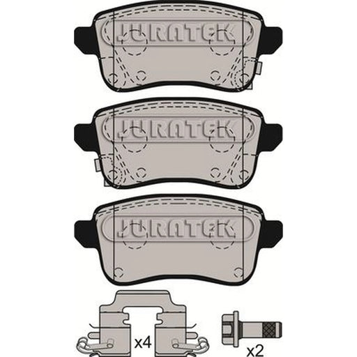 Juratek Rear Brake Pad Set fits Renault Captur II 2020 on