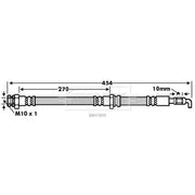 Borg & Beck Brake Hydraulic Hose Line Front Right BBH7809