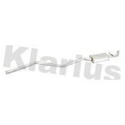 Klarius Box With Centre Pipe Centre fits BMW 1 2004-2011