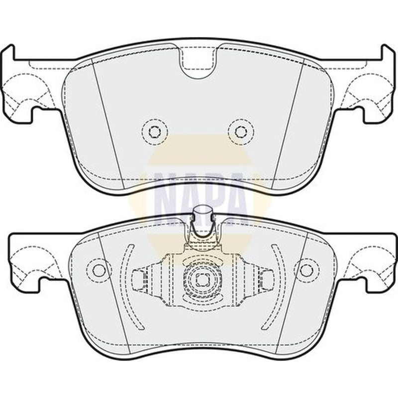 NAPA Front Brake Pad Set NBP1025