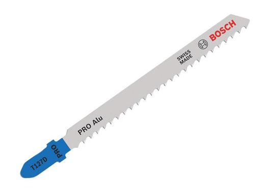 Bosch Powertool Accessories PRO Alu T127D Jigsaw Blade 100mm Pack of 5 Bosch Powertool Accessories - Town Tools
