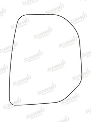 Summit Non-Heated Base Plate With Commercial Mirror Glass fits Peugeot Partner, Citroen Berlingo RHS Summit - Bars 4 Cars
