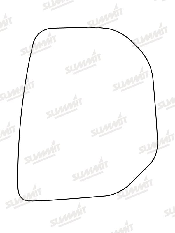 Summit Non-Heated Base Plate With Commercial Mirror Glass fits Peugeot Partner, Citroen Berlingo RHS Summit - Bars 4 Cars