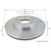 Comline Front & Rear Brake Discs & Pads fits Toyota Avensis Verso 2001-2009