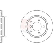 Apec Rear Brake Vented Discs & Pads fits BMW 3 1995-1999