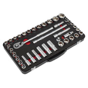 Premier Platinum Metric/Imperial Socket Set 1/2"Sq Drive 40pc Sealey Premier Platinum - Dynamic Drive