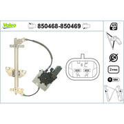 Valeo Electric Window Regulator Lifter Right Rear 850469