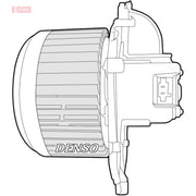 Denso Heater Blower Fan DEA07018