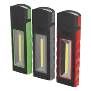 Sealey Magnetic Pocket Light 3W + 0.5W COB LED Display Box of 12 LED4101DB Sealey - Dynamic Drive