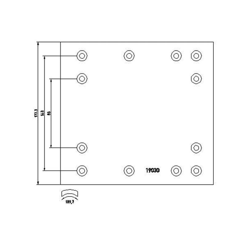 Textar Textar Cv Brake Lining Set 1903002 1903002