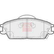 Apec Front Brake Discs & Pads fits Hyundai Accent II 1999-2006 1.3 1.5 1.6