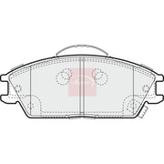 Apec Front Brake Pad Set PAD1310