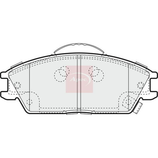 Apec Front Brake Discs & Pads fits Hyundai Accent II 1999-2006 1.3 1.5 1.6