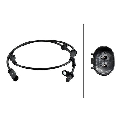 Hella ABS Wheel Speed Sensor Front fits BMW X3 2010-2017