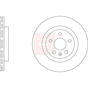 Apec 2 x Vented Brake Discs fits Volvo XC40 2018-2022