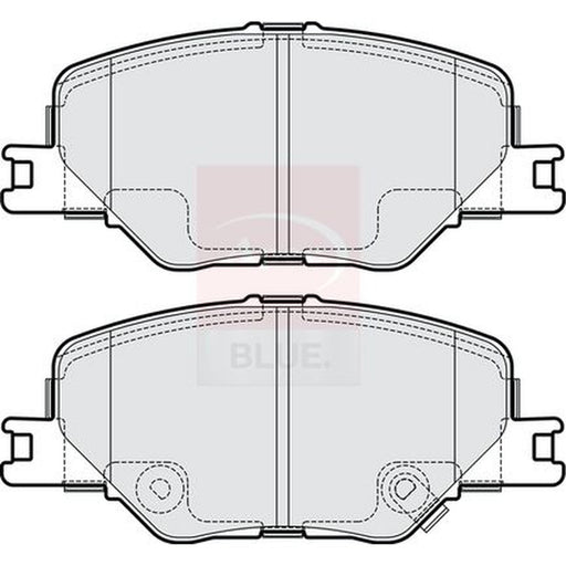 Apec Front Brake Pad Set fits Opel Insignia B Grand Sport 2017 on 1.5 1.6
