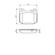 Bosch Front & Rear Pads fits Mercedes-Benz M-Class 1998-2005